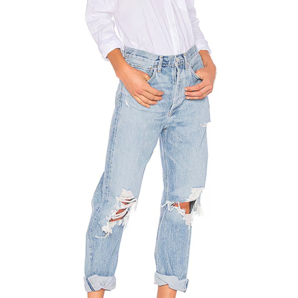 Agolde 90s Light Blue Loose Fit Jeans